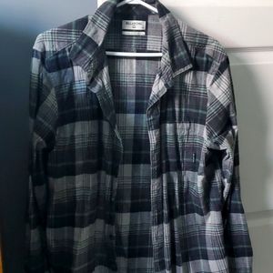 Billabong button up flannel shirt size L